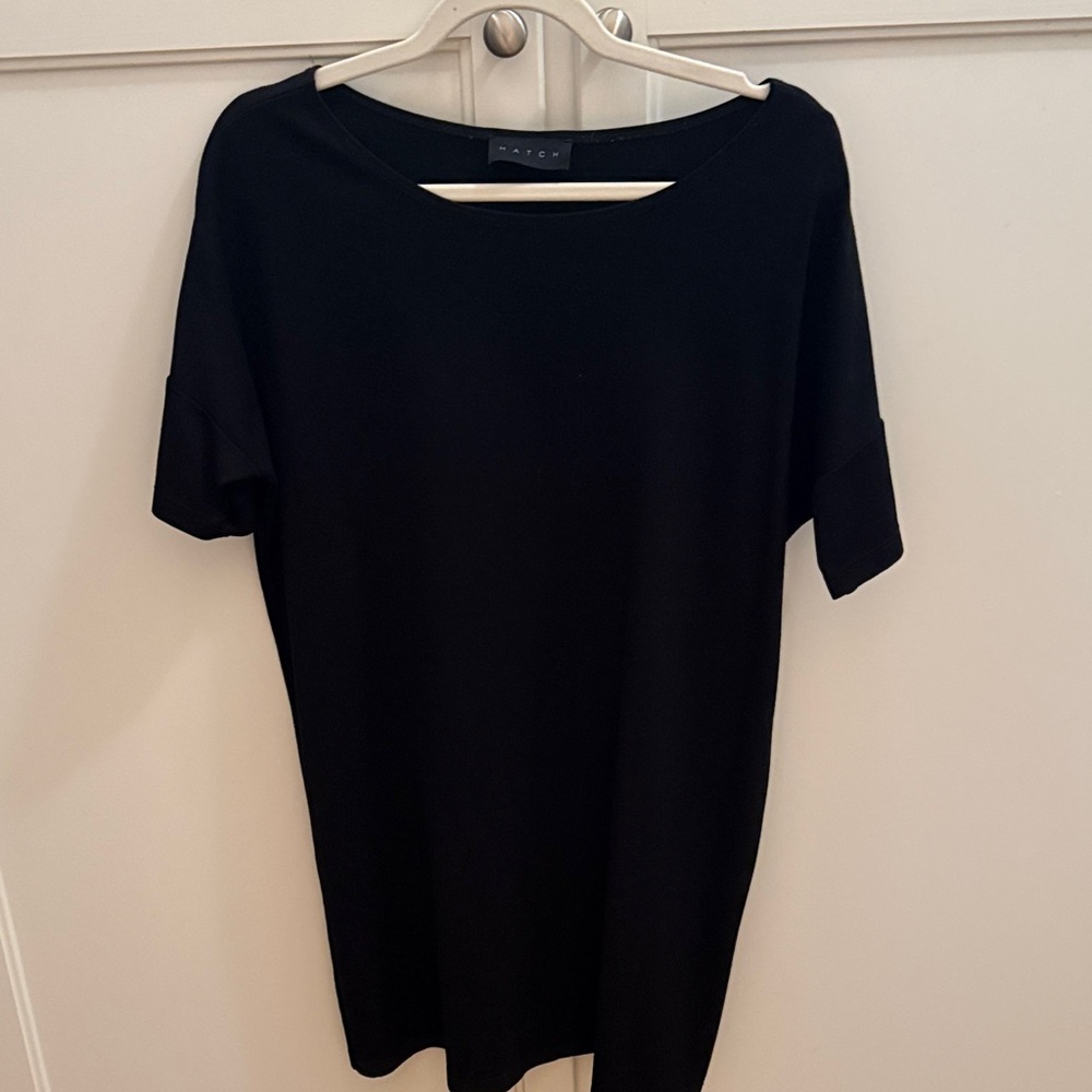 Hatch Black Short Sleeve Women's Top